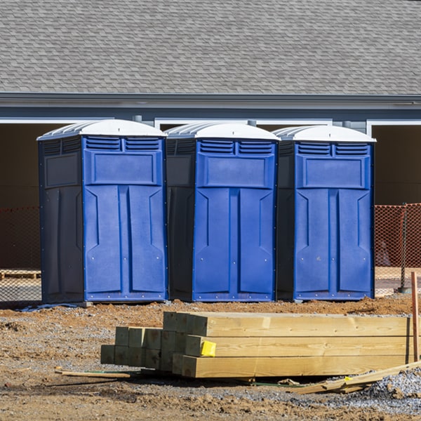 how often are the porta potties cleaned and serviced during a rental period in Niverville NY